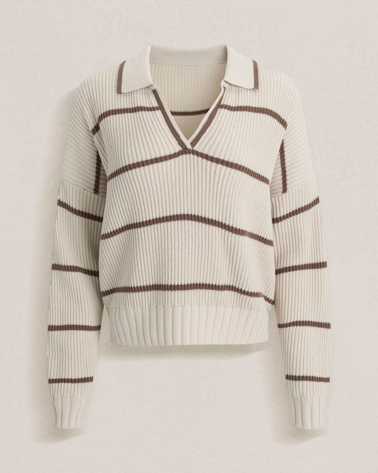 Splendid x @ Cellajaneblog Stripe Polo Sweater | Splendid