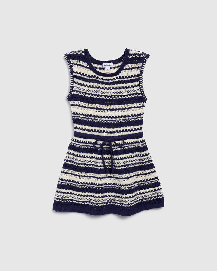 Toddler Girl Sweater Stripe Dress Toddler Girl Sweater Stripe Dress