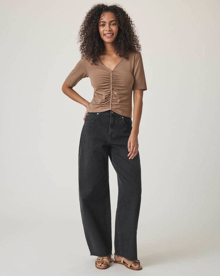 ジャスミンT Yasmina Ruched Tee | Splendid