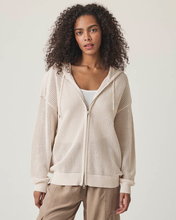 Nala Zip Up Sweater Hoodie Splendid