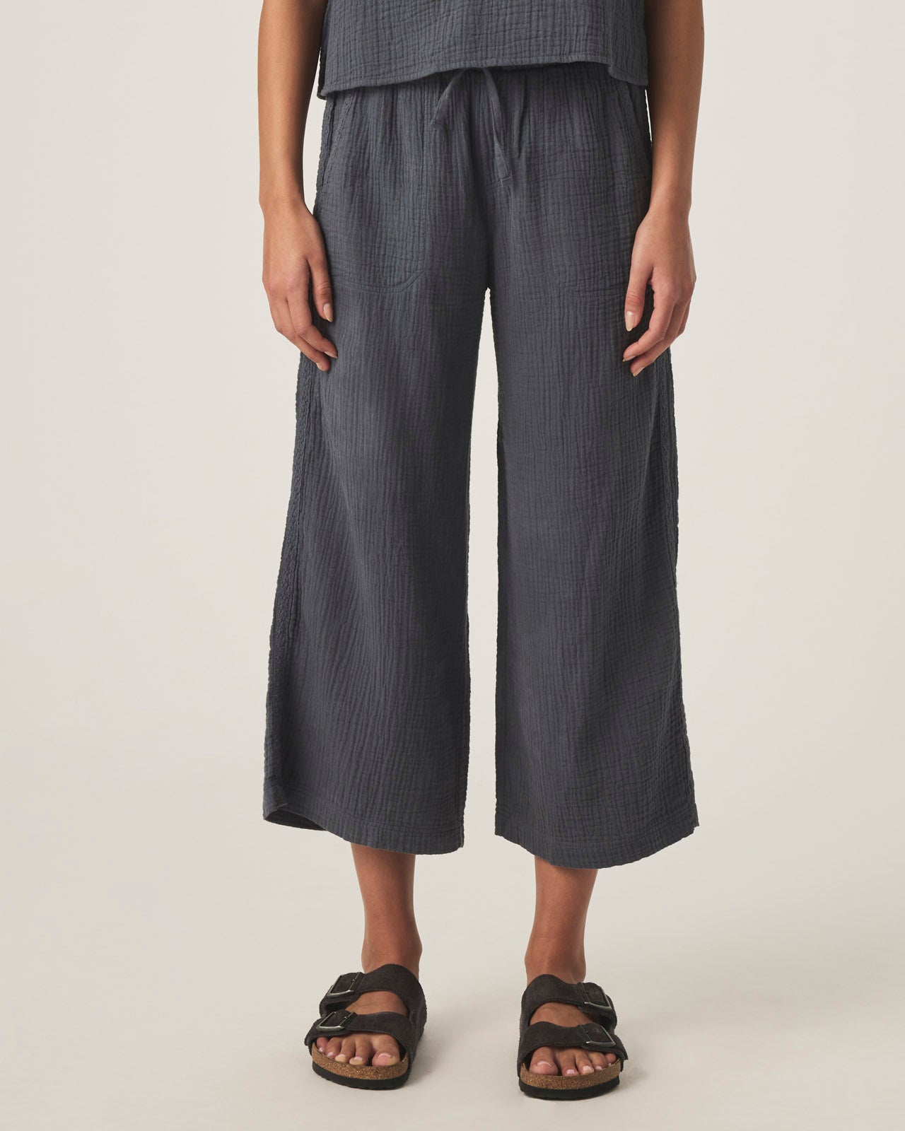 Kit Gauze Crochet Palazzo Pant | Splendid
