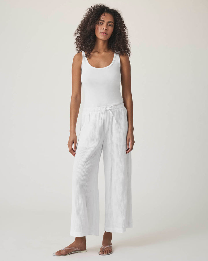 Kit Gauze Crochet Palazzo Pant | Splendid