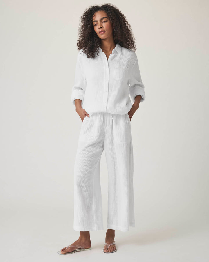 Kit Gauze Crochet Palazzo Pant | Splendid