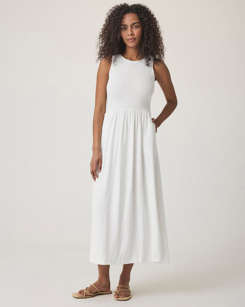 (取寄) スプレンディッド レディース マリブ スモック ドレス Splendid women Malibu Smocked Dress White WEB_SU25JUN_RM4D711SE_WHT_1_x6