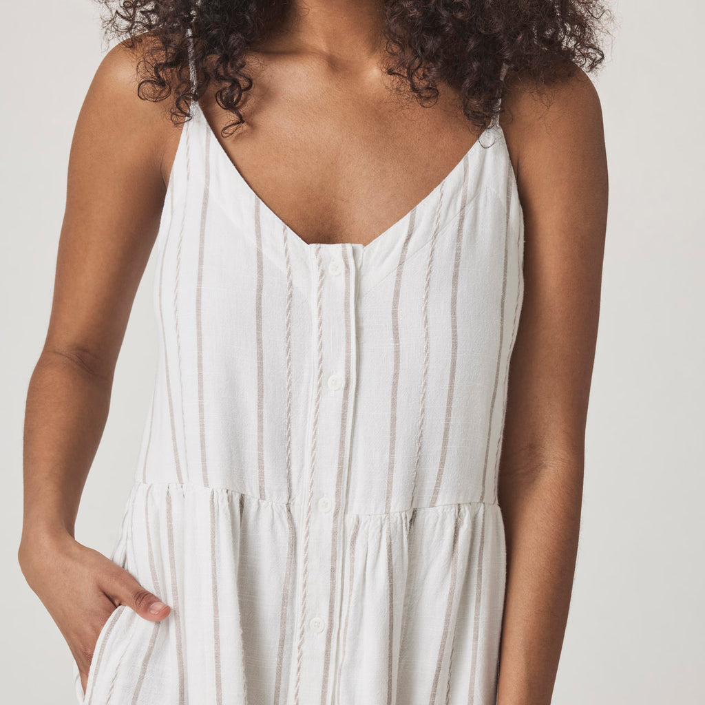 Gabrielle Linen Button Down Dress
