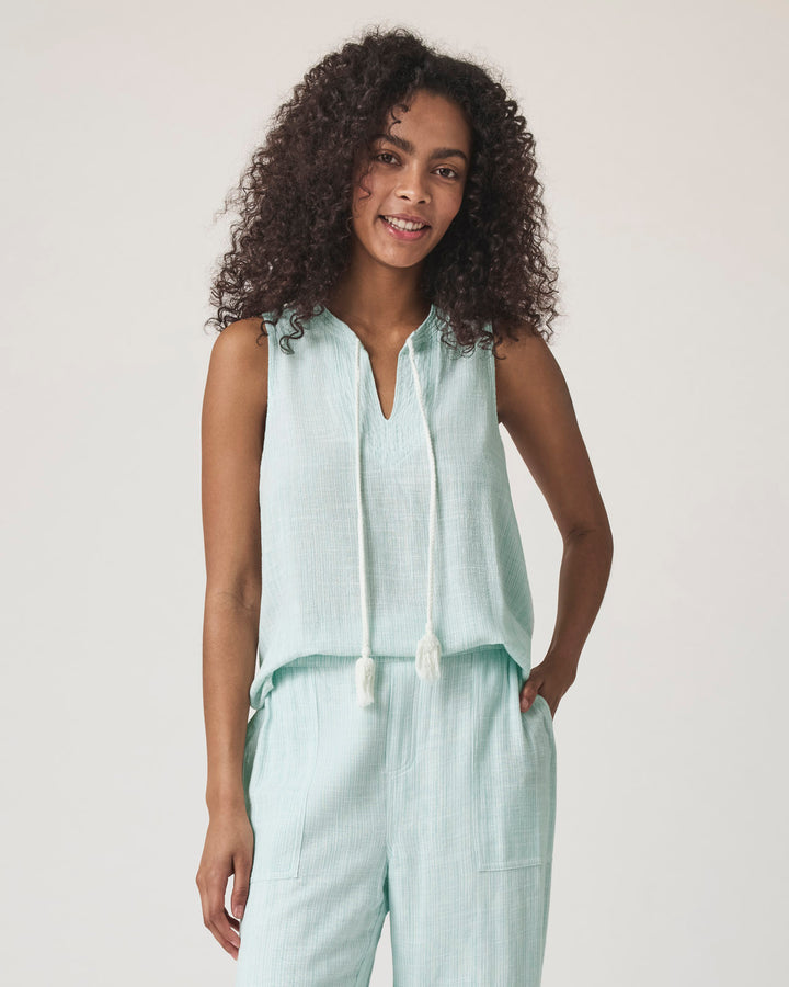 Layla Linen Blend Stripe Tank | Splendid