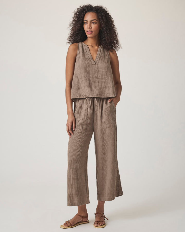 Kit Gauze V-Neck Tank | Splendid