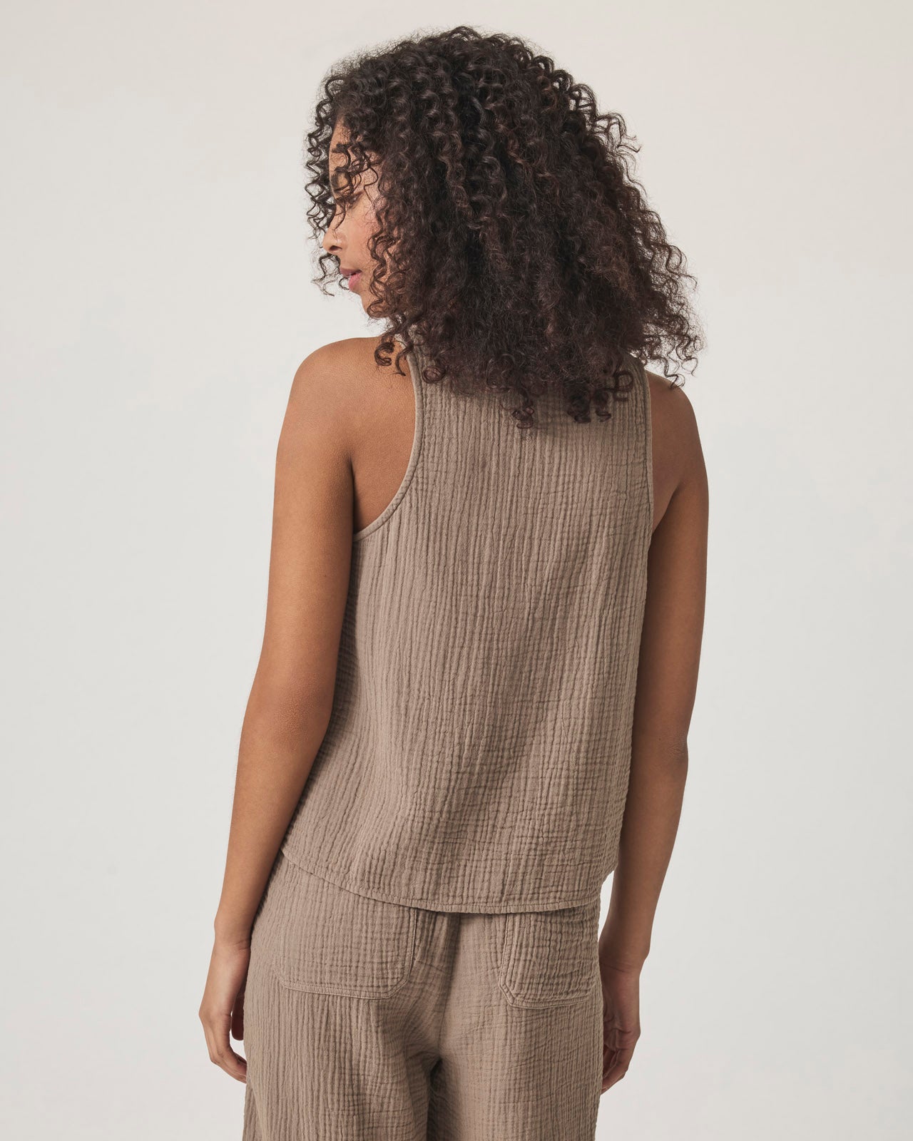 Kit Gauze V-Neck Tank | Splendid