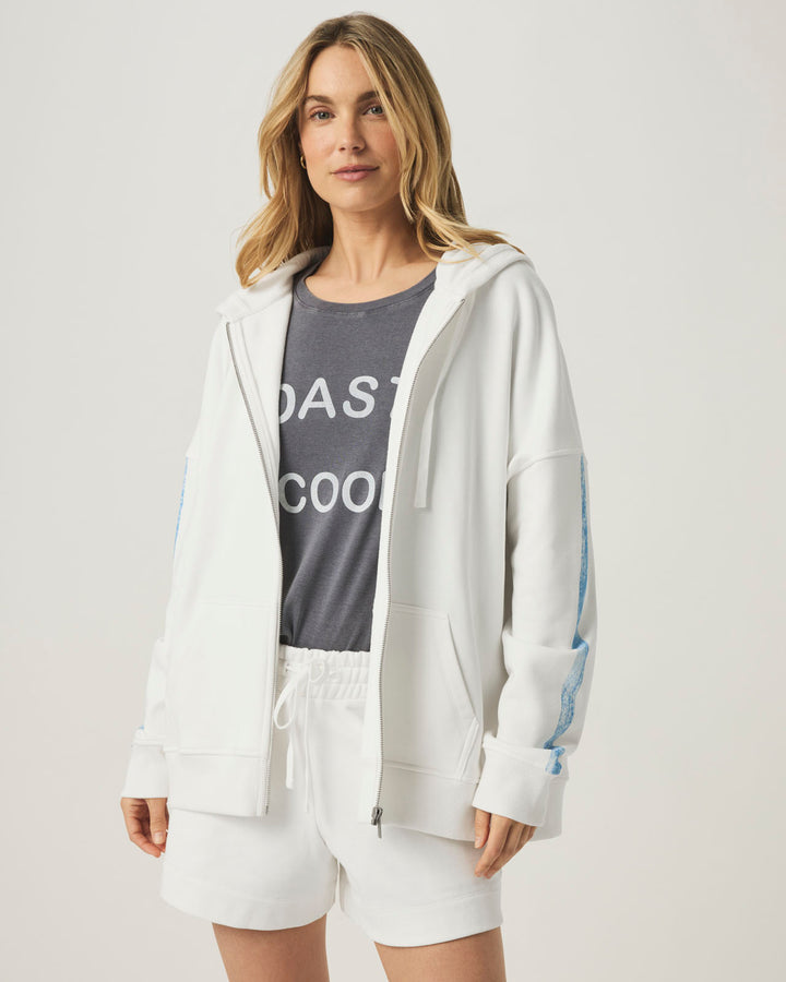 peak × WDS FlexibleInsulatedCardigan Ride the Wave Zip Up Hoodie | Splendid