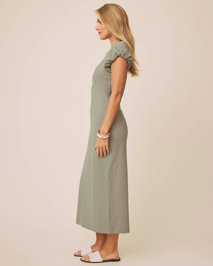 flattering midi dresses FINAL SALE this green floral dress features a romantic midi Classy Fuchsia Pink Midi Dress
