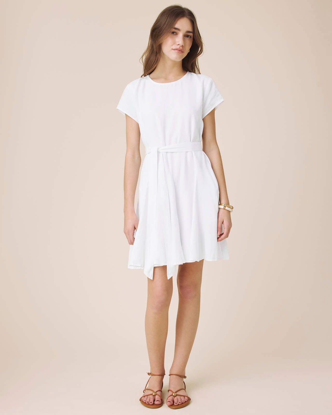 Splendid Lydia Linen Mini Dress