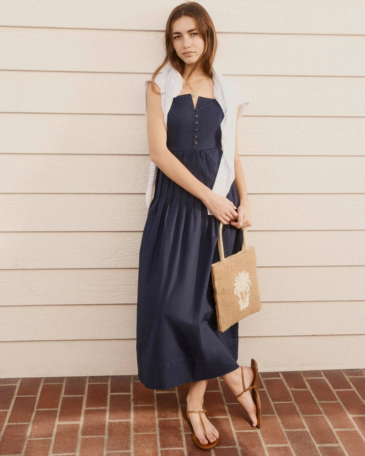 Splendid - Maggie Poplin Midi Dress - White Splendid - Maggie Poplin Midi Dress - White