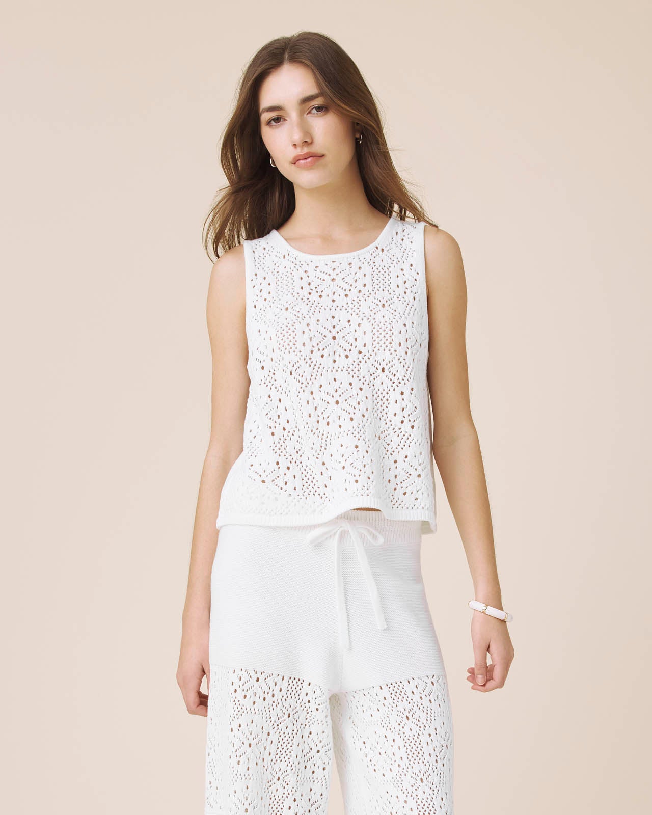 Beckham Crochet Sweater Tank