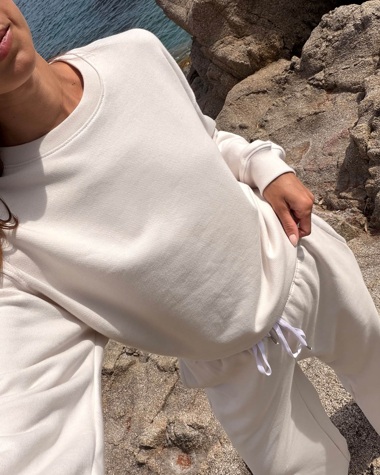 Laguna Lounge Terry Crewneck