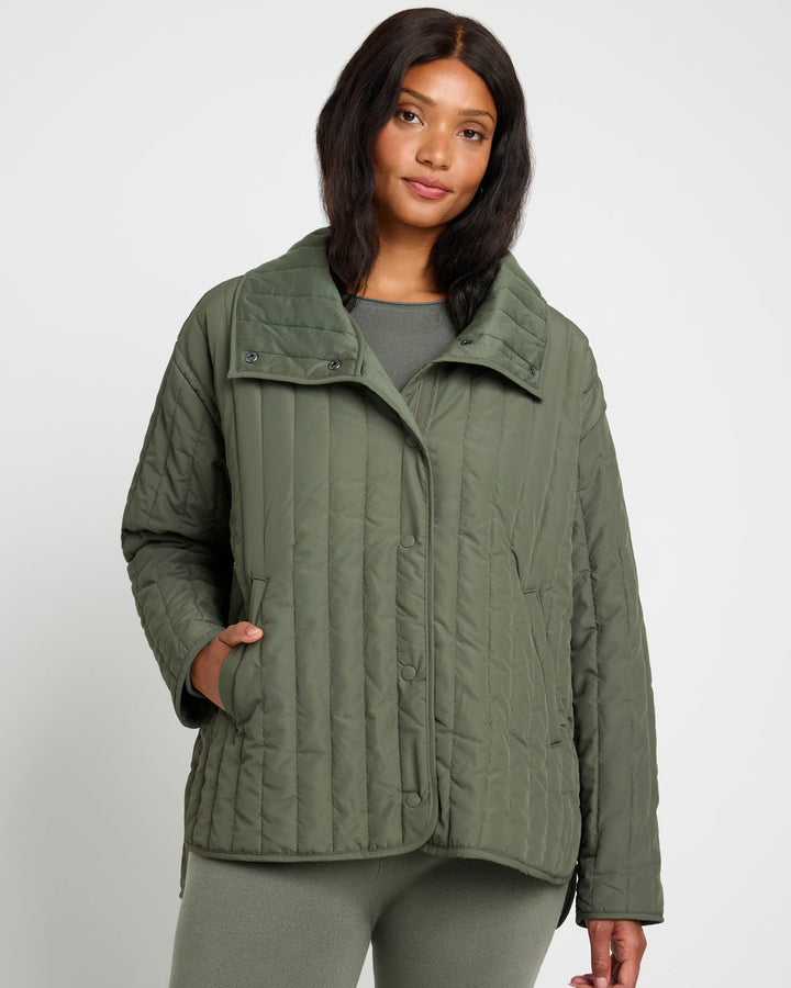 Splendid x @Cellajaneblog Quilted Jacket | Splendid