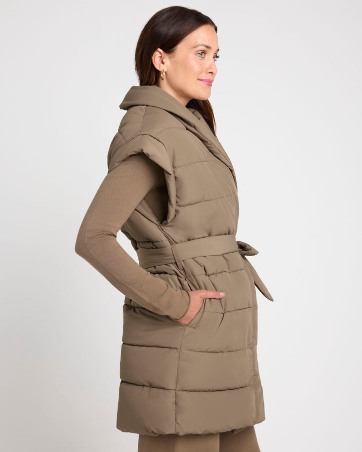 Splendid x @Cellajaneblog Long Puffer Vest Splendid