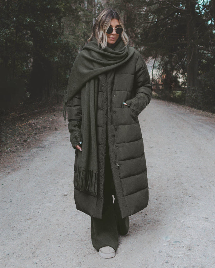 Splendid x Cellajaneblog Long Puffer Coat Splendid
