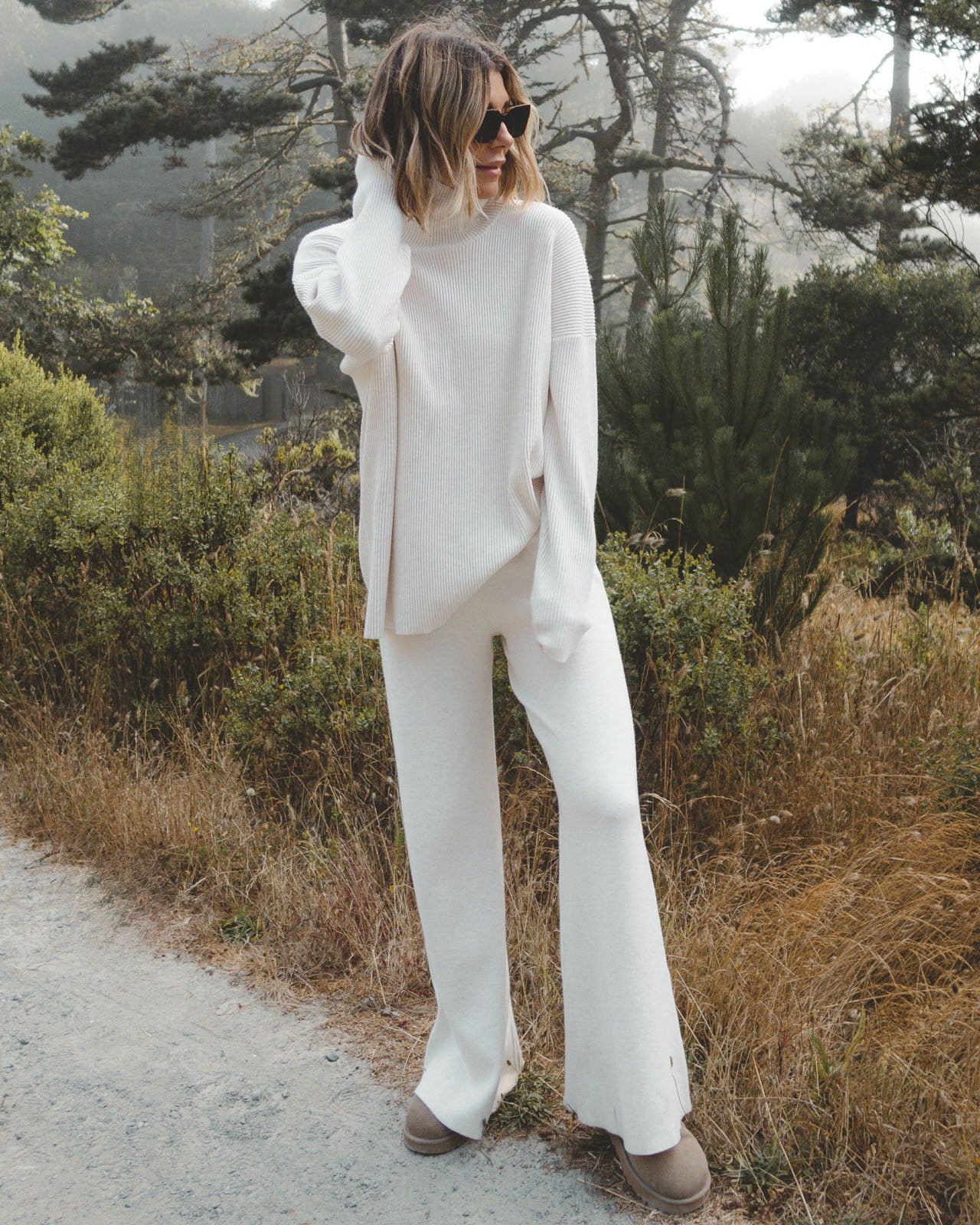 splendid white turtleneck