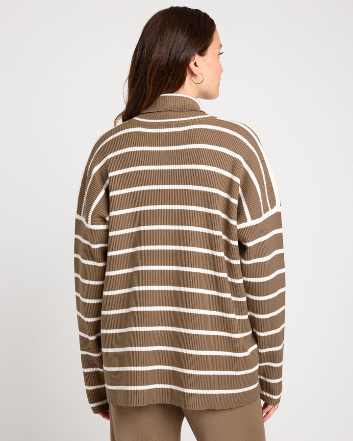 Splendid striped turtleneck outlet