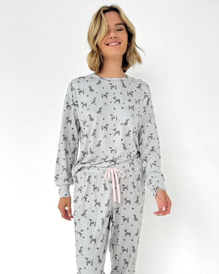 Holiday Dog Marna Pillowsoft PJ Set