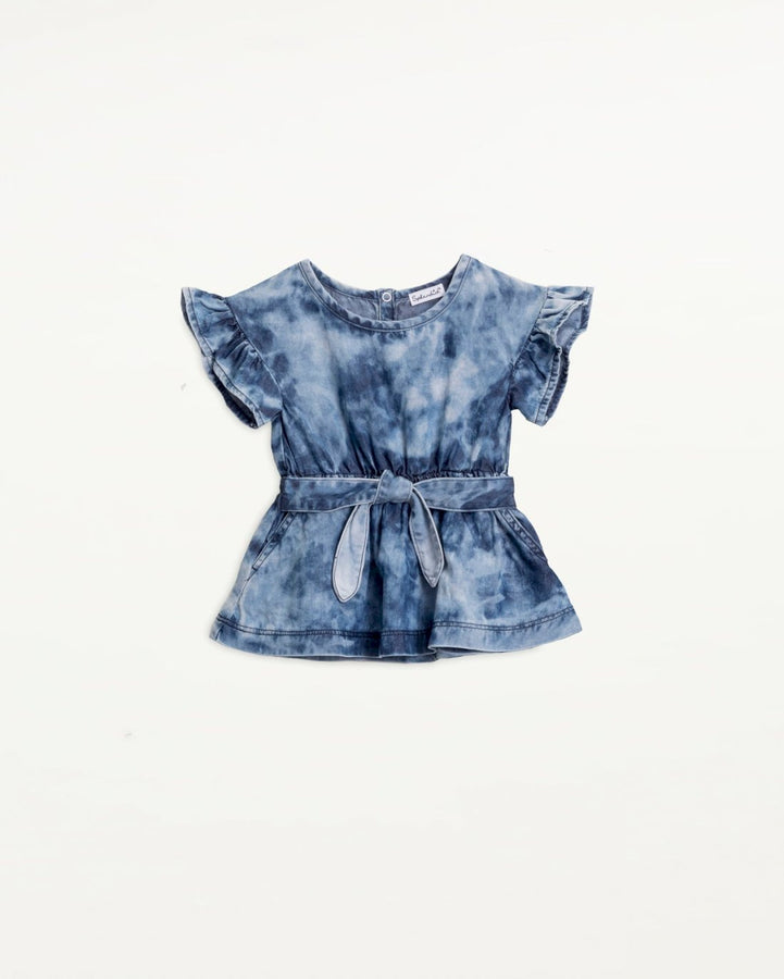 Toddler Girl Indigo Tie Dye Dress Splendid