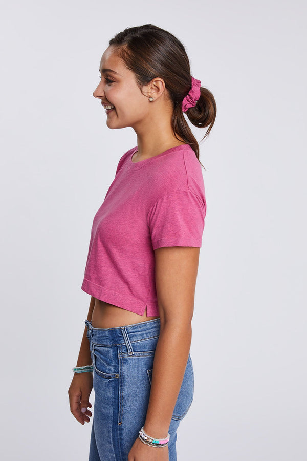 Girls Ruched Side Tee