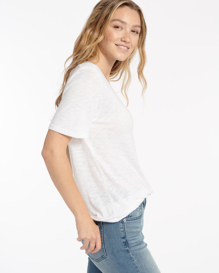 Splendid Everly Short Sleeve V Neck Tee in Lilac | REVOLVE Splendid Everly Short Sleeve V Neck Tee in Lilac | REVOLVE