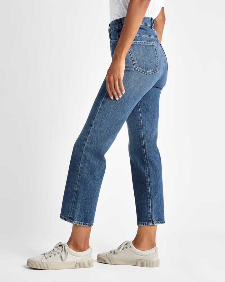 Levi's Ribcage Coated Straight Ankle Jeans