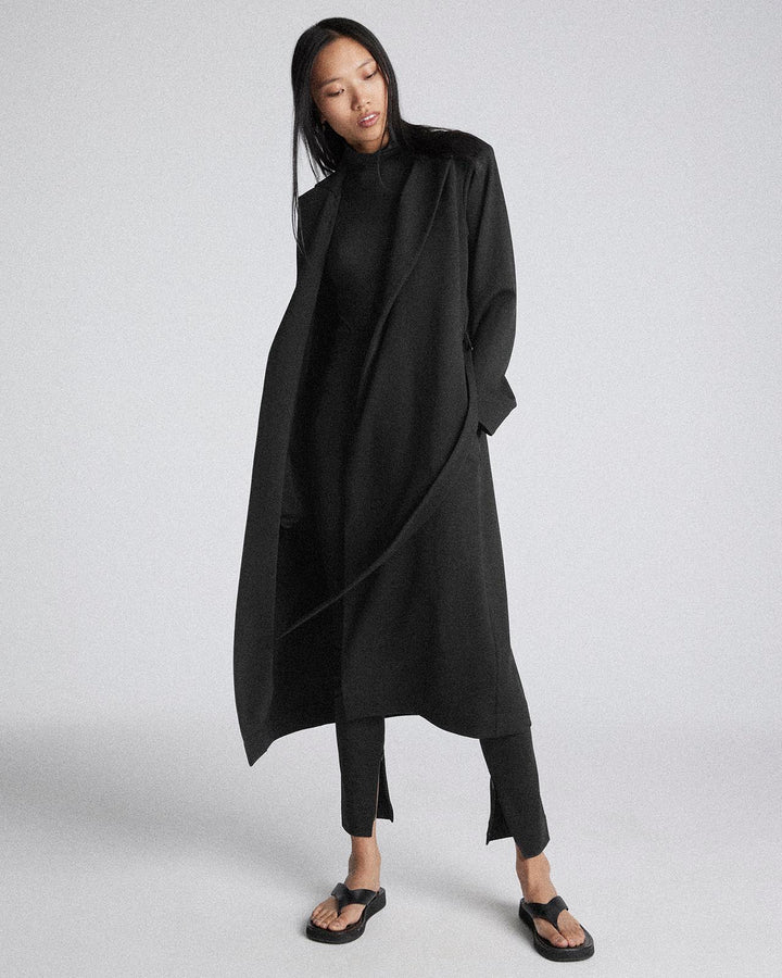 Kate Young x Splendid Wool Blend Wrap Coat | Splendid