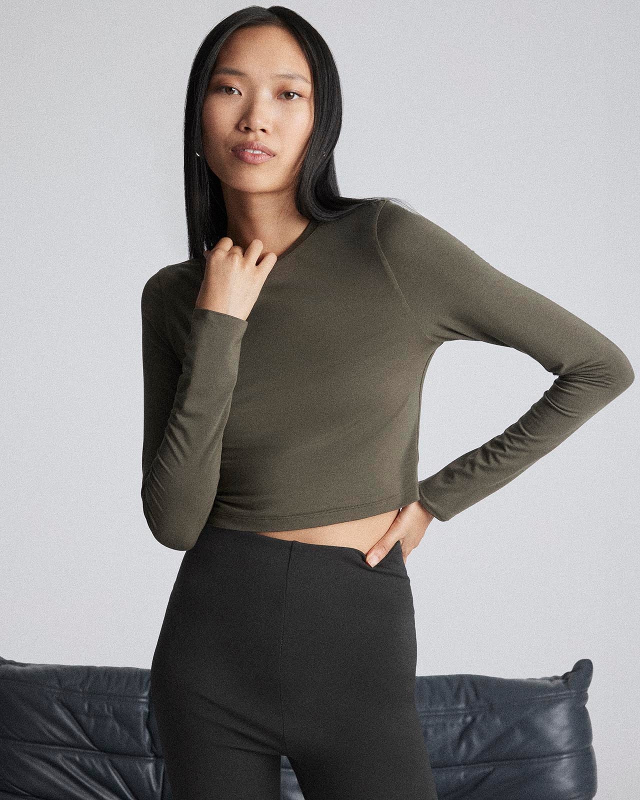 splendid first layer long sleeve top
