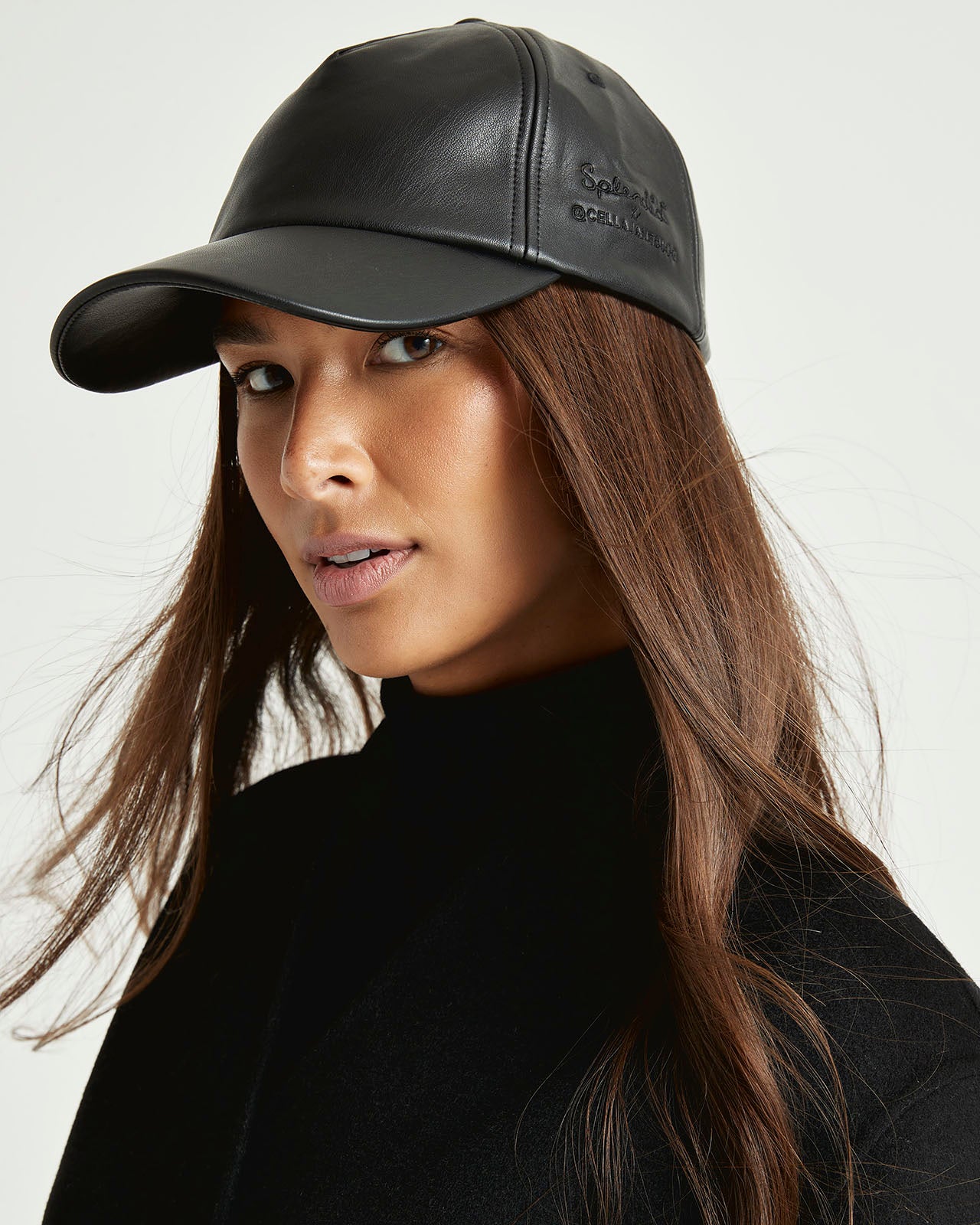 Splendid x Cella Jane Vegan Leather Baseball Hat | Splendid