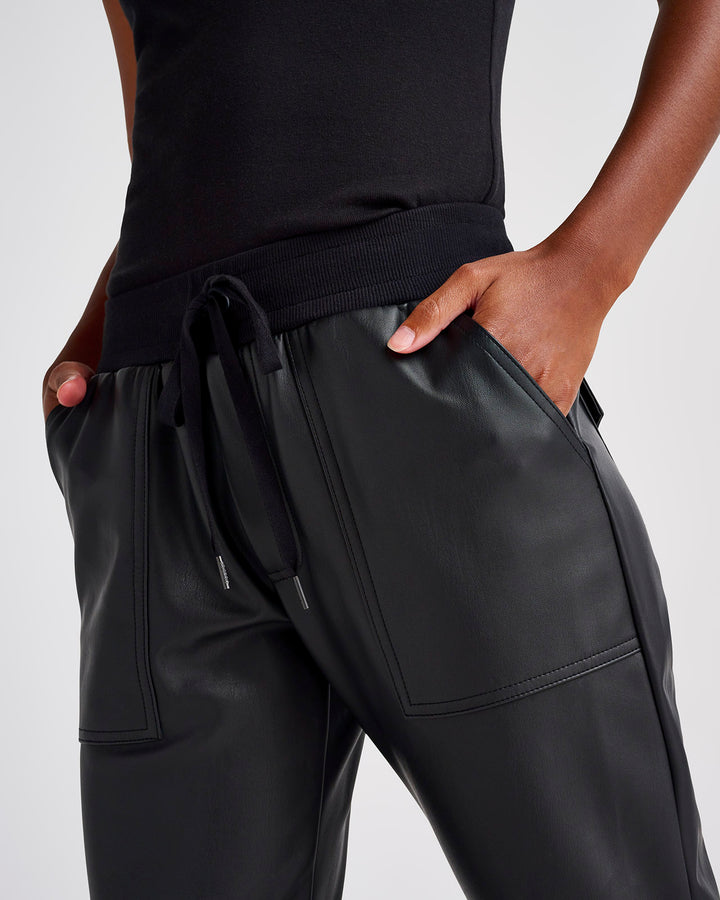 Leather Jogger Pant