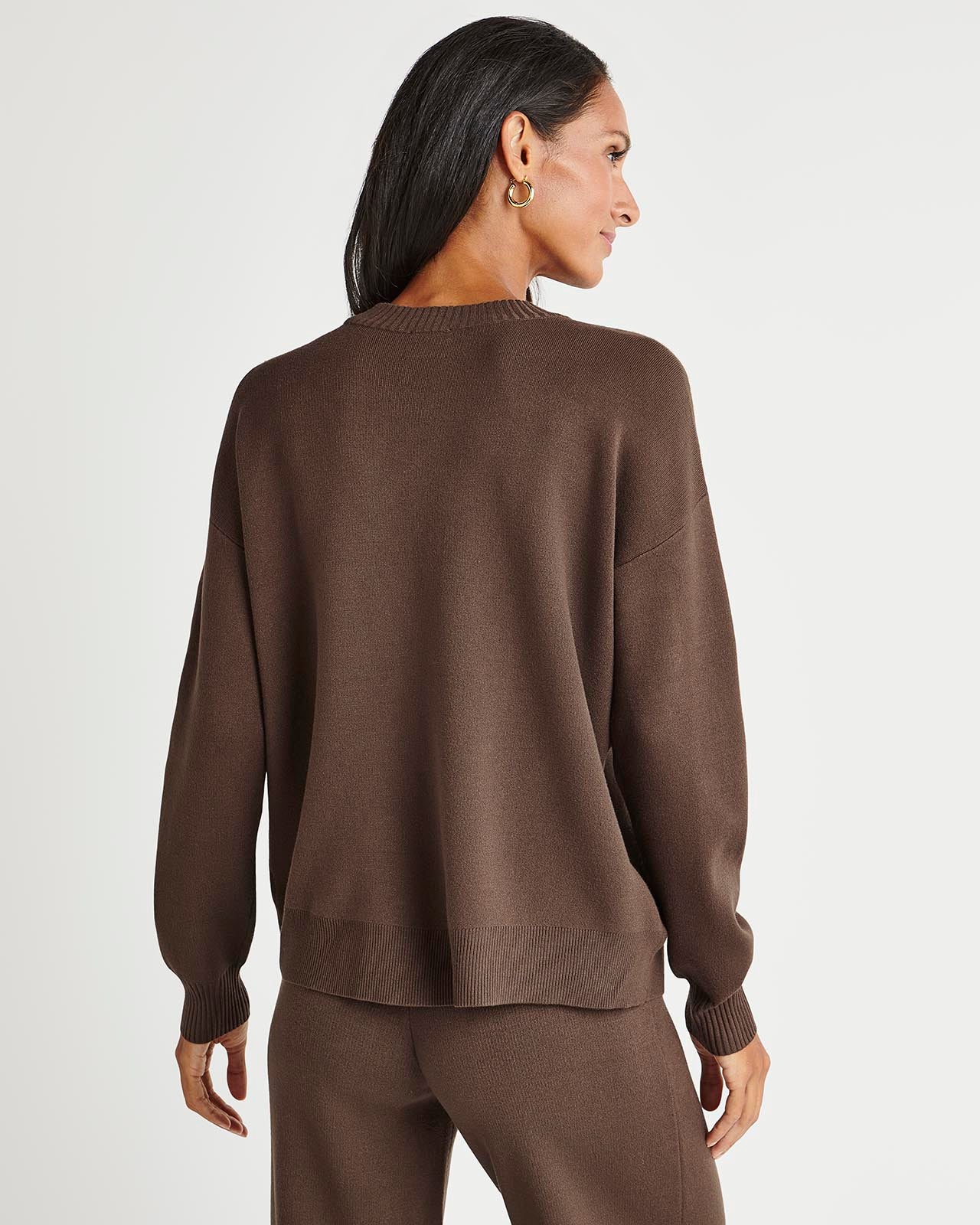 Splendid x @Cellajaneblog Solid Front Seam Sweater | Splendid