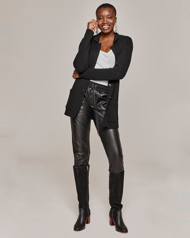 Edgy Black Faux Leather Pants - All Bottoms | Red Dress