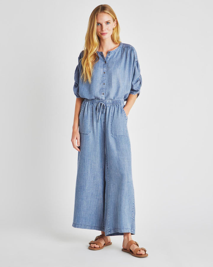 Fiorella Indigo Blouse | Splendid