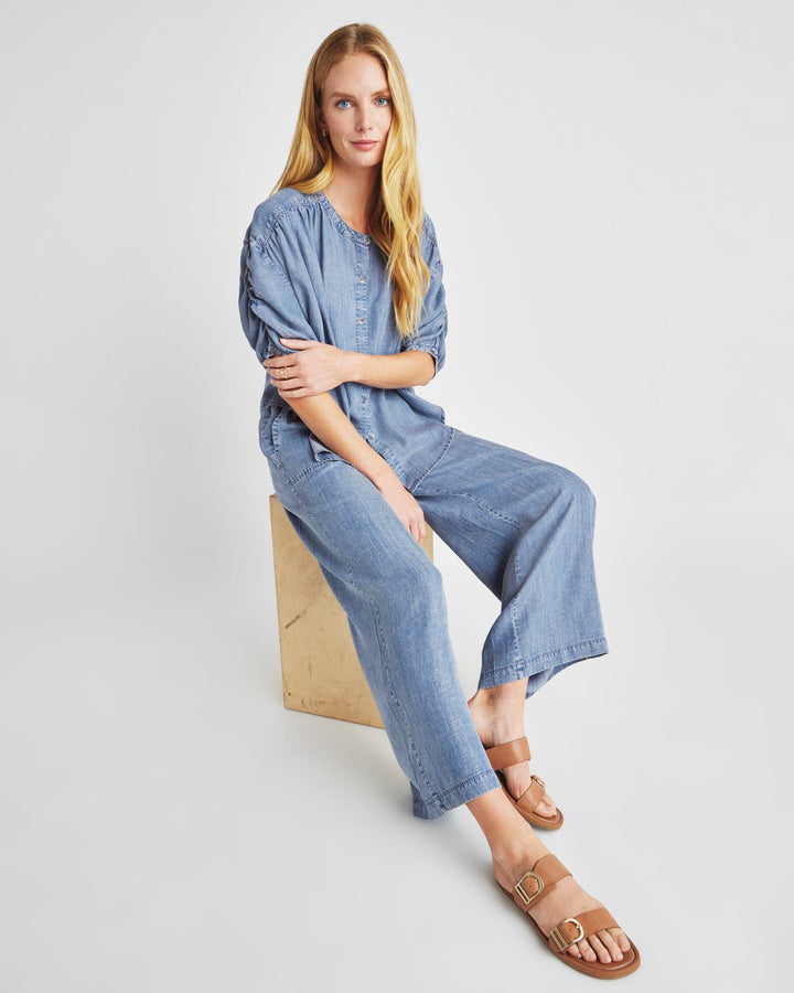 Fiorella Indigo Blouse | Splendid