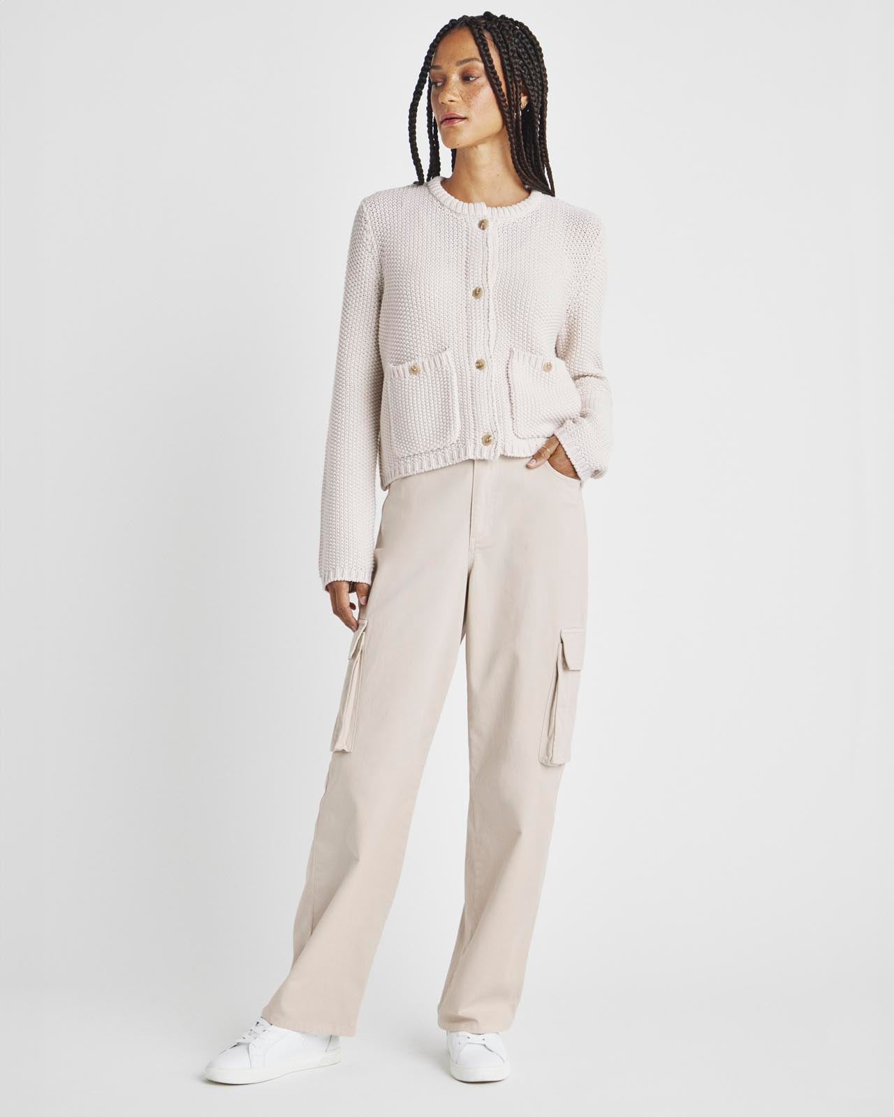 カーディガン Rest &amp; Recreation CROPPED KNIT CARDIGAN Rest&Recreation]RR Cropped Knit Cardigan_Pink