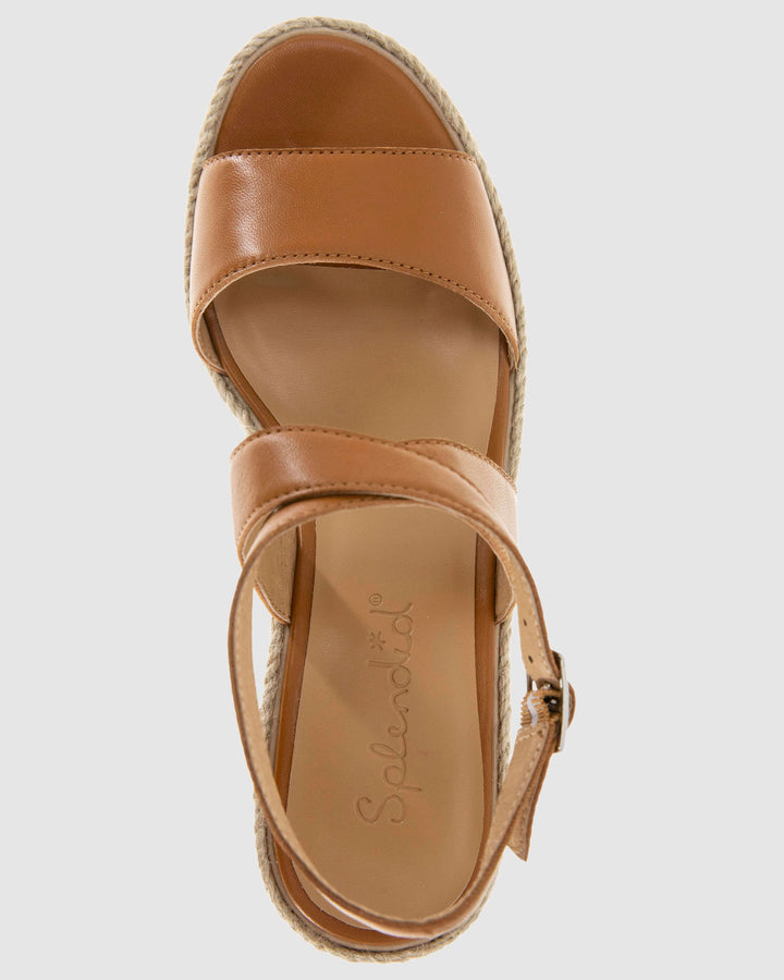 Splendid Felix Platform Wedge Sandal in Beige. A chunky platform and wedge  underscore the '70s…