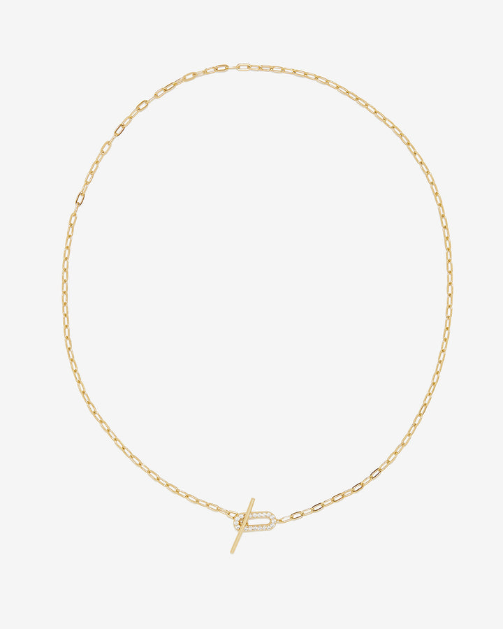 Larsa Marie Kira Diamond Pave Necklace – 14KT Gold