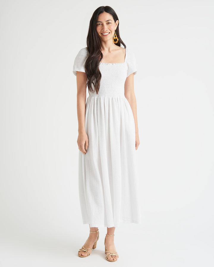 Thursday's Workwear Report: Side-Ruched Midi Dress 