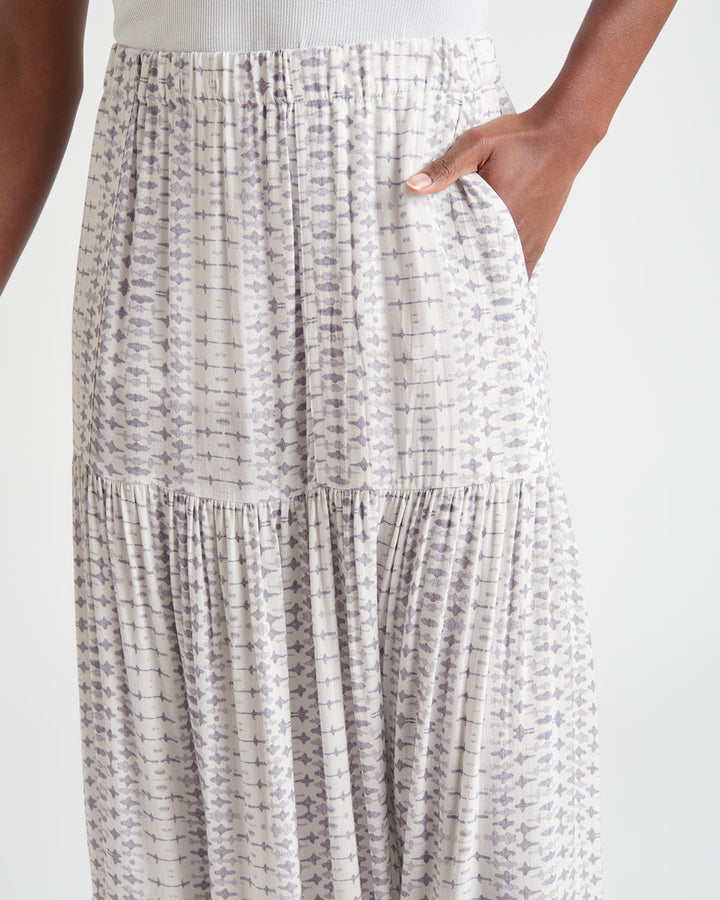 Striped Nella Tiered Maxi Skirt | Splendid