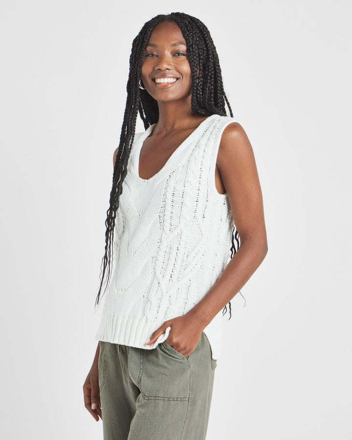 Cable Sweater Vest Splendid