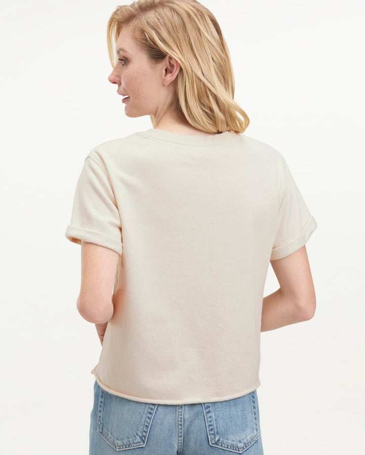 Botanical Dyed Rib Long Sleeve Layering Tee