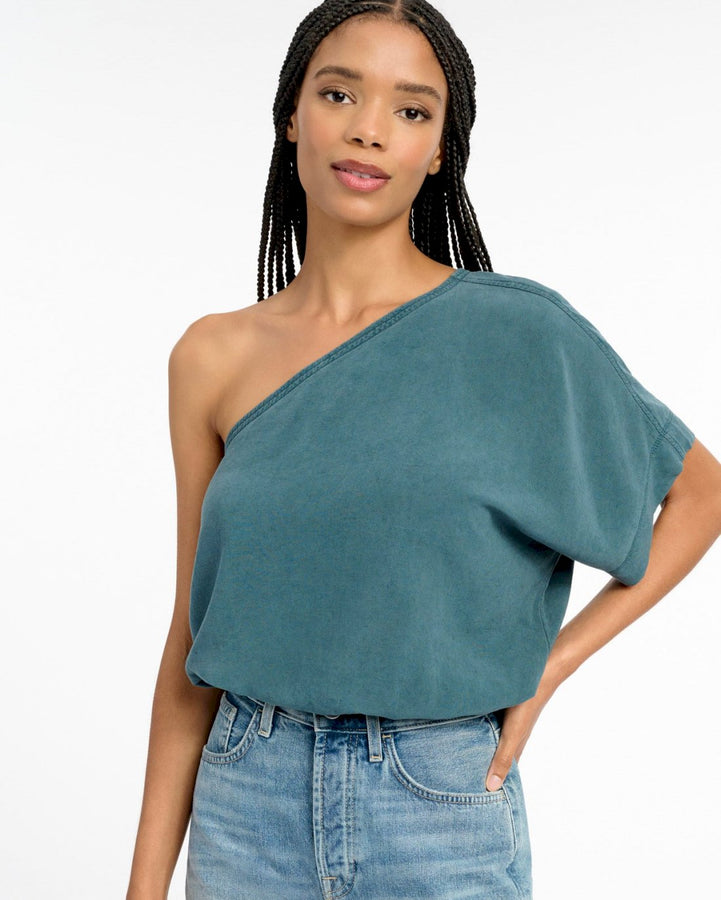 Free people discount one shoulder tee